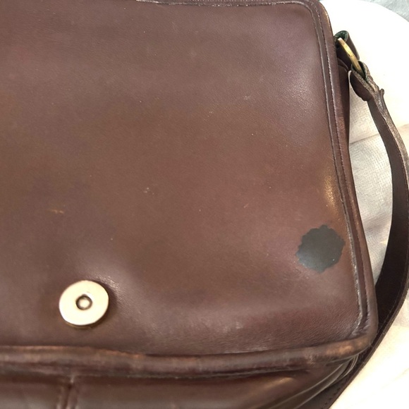 Coach vintage distressed Brown Leather Crossbody Bag - Picture 10 of 10